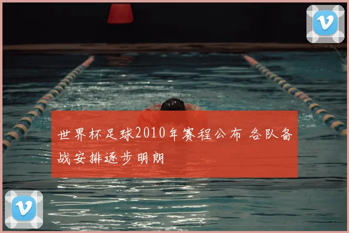世界杯足球2010年赛程公布 各队备战安排逐步明朗