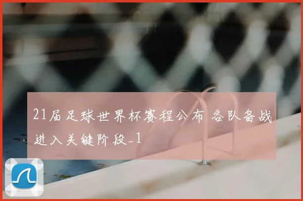 21届足球世界杯赛程公布 各队备战进入关键阶段_1